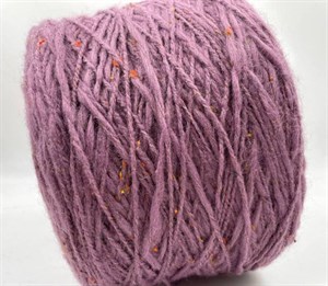 Фиолетовая пряжа в бобинах Tweed меринос (75%) ПА (25%) 619.11 А8576