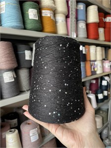 {{photo.Alt || photo.Description || 'Merino Paillettes 96% меринос 4% пайетки черный'}}
